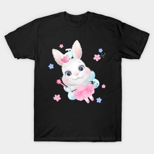 Cute little bunny with a magic wand T-Shirt